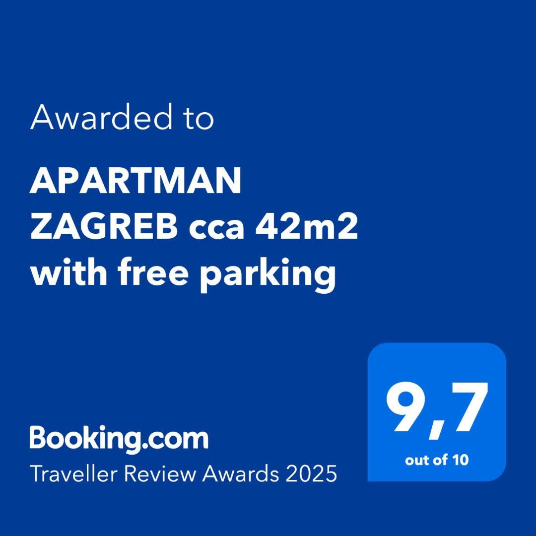 Apartman Zagreb Cca 42M2 With Free Parking Екстериор снимка